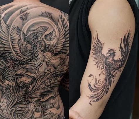 tatouage phoenix|Tatouage phoenix pour homme : conseils, idées et。